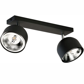 спот TK LIGHTING TKL6518 ALTEA BLACK 2xGU10 IP20 чёрный TKL6518 фото