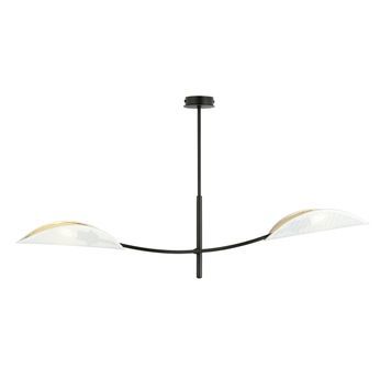 Потолочный светильник LOTUS 2 WHITE/GOLD Emibig 2хE14 IP20 белый , золотой 1107/2 1107/2 фото
