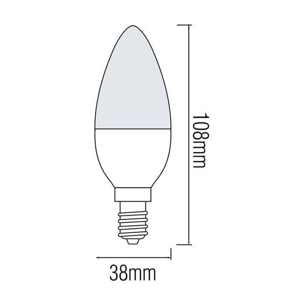 Светодиодная лампа ULTRA-8 8W E14 6400К 001-003-0008-010 фото