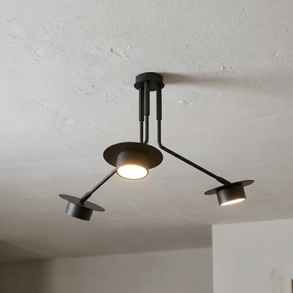 Люстра Emibig 1448/3 MIZU 3 BL BLACK GX53 10W IP20 чорний 1448/3 фото