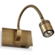 Бра IDEAL LUX IL121352 DYNAMO AP BRUNITO 3,5W 190lm 4000K бронзовий IL121352 фото 1