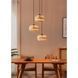 Подвесная люстра Eglo Е43864 AMSFIELD 1 pendant light 3хЕ27 коричневый Е43864 фото 2