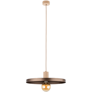 Підвісна люстра TK-Lighting TKL10758 SILA SABIA BROWN 1XE27 LAMPA WISZ?CA 400 E27 IP20 коричневий TKL10758 фото