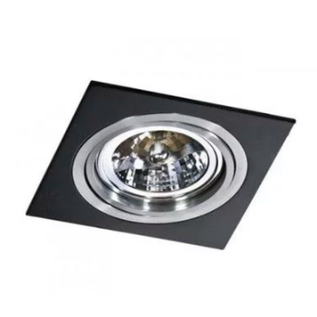 Точечный светильник SIRO 1 BLACK/ALUMINIUM AZZARDO AZ0769 AZ0769 фото