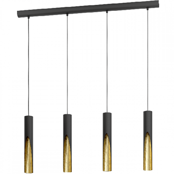 Подвесная люстра Eglo Е900873 BARBOTTO pendant light 4х4.5W, GU10 чёрный Е900873 фото
