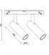 Светильник магнитный трековый KLOODI KDMG-SPOT35 2x7W 4K BK KDMG-SPOT35 2x7W 4K BK фото 4