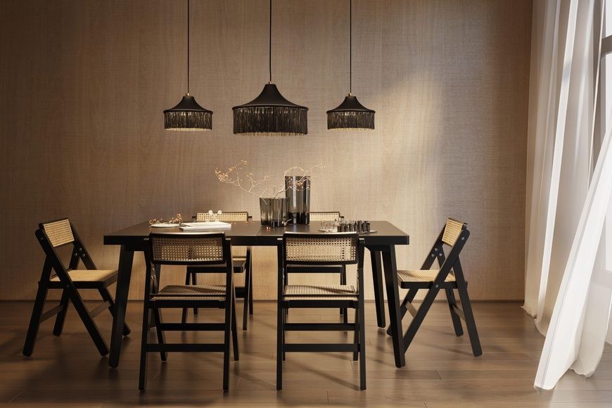 Підвіс Lo fringe Small 1хЕ27 вишневий pkt27990-2 фото