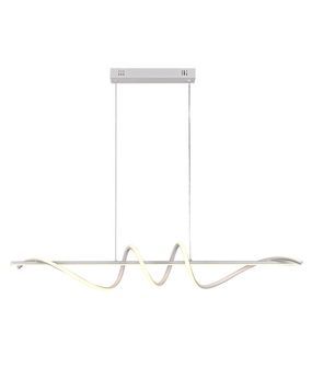 Підвісна люстра Italux PND-24154-WH Bastelo LED 1x40W 3000K/4000K/6000K 3400Lm IP20 білий PND-24154-WH фото