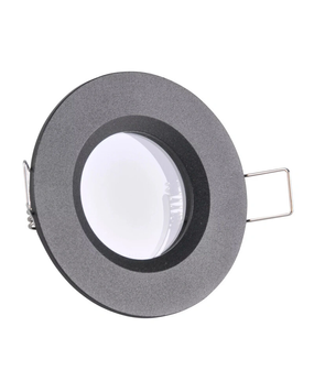 Точковий світильник Goldlux 315441 Boras GU5.3 1x8W IP44 BK 014390 фото