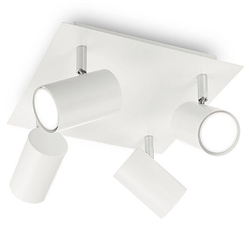 Накладной спот Ideal Lux IL156774 SPOT PL4 BIANCO 4xGU10 IP20 белый IL156774 фото