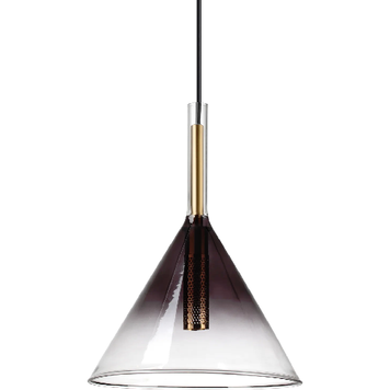 Подвесной светильник IDEAL LUX IL309798 EMPIRE SP1 CONO 1хG9 IP20 серый, золотой IL309798 фото