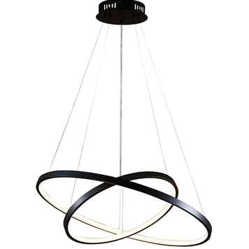 Подвесной светильник, люстра Goldlux 329172 Lea 2 Led 2x35W 4000K 4600Lm IP20 Черный 099041 фото