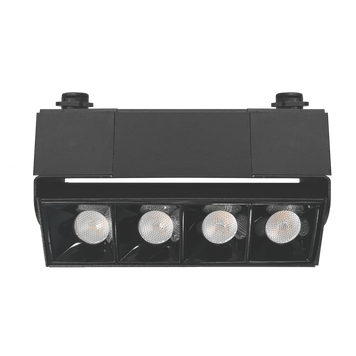 LED светильник VELMAX V-TRL-LA-Black-L, 10W, 800Lm, 4100K, 220V, черный 25-31-83 фото