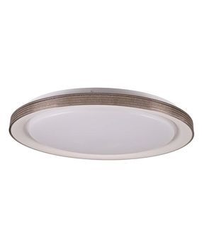 Люстра із пультом, Polux Grazyna LED 1x72W 3000K/4000K/6000K 8000Lm IP44 сіра 5901508331885 5901508331885 фото