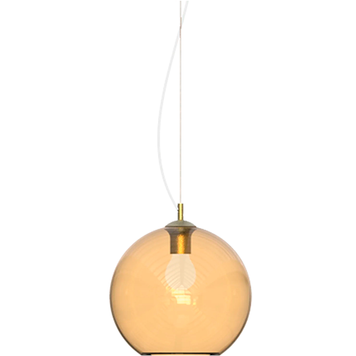 Підвісний світильник IDEAL LUX IL339054 AMBRA SP1 D30 1хЕ27 IP20 бурштиновий IL339054 фото