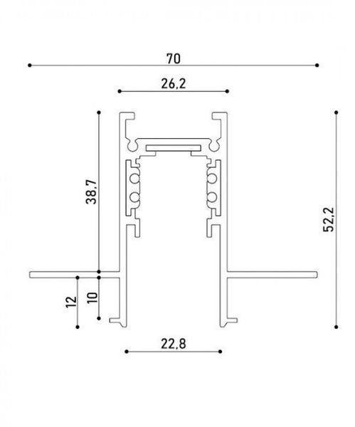 Магнітний трек KLOODI KDMG-TR 3M WH KDMG-TR 3M WH фото