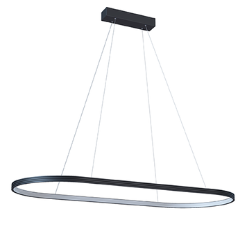 Подвесной светильник KLOODI KD-RG OVAL 1000x400 50W 3000K BK KD-RG OVAL 1000x400 50W BK фото