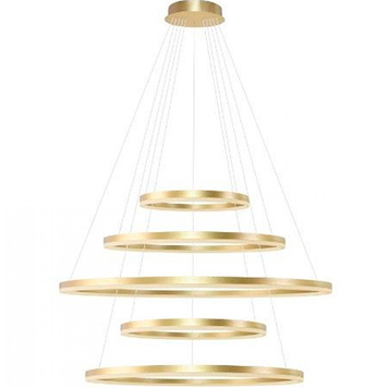 Люстра Azzardo AZ5352 Halo Pendant 150+120+100+80+60 CCT GO + Remote Control, 180 Вт, 10800 лм, 3000K-6000K AZ5352 фото