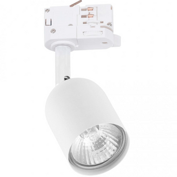 Трековый светильник ZUMALINE REFLECTOR 9050 1 X GU10 MAX 10W | W10 D5,2 H15 cm White | PC, металл 9050 фото