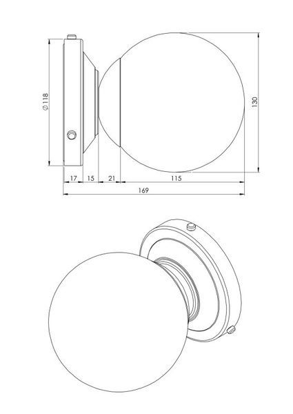 Бра Dome sconce G9 черный pkt5260-1 фото