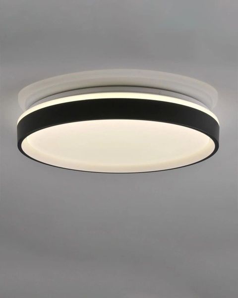 Люстра с пультом светодиодная, потолочный светильник Goldlux 326669 Jadwiga 40 Led 1x48W 3000K-6000K 5300Lm IP44 Bk 094433 фото