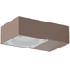 Фасадный светильник IDEAL LUX IL318196 SIRIO AP1 COFFEE GX53 IP65 кориченвый IL318196 фото 1