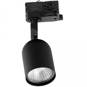 Трековый светильник ZUMALINE REFLECTOR 9060 1 X GU10 MAX 10W | W10 D5,2 H15 cm Black | PC, металл ZL9060 фото