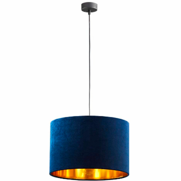 Підвісний світильник, TK-lighting TKL6172 TERCINO TERCINO BLUE LAMPA 1хE27 IP20 синій, золотий TKL6172 фото