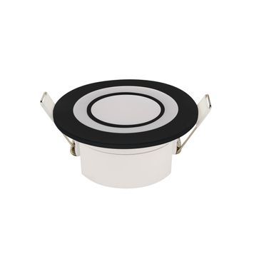 Світлодіодний світильник вбудований LED CARTER-5 5W 4200K чорний 016-072-0005-020 фото