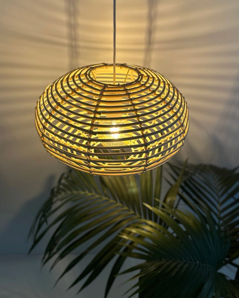 Підвісний світильник, люстра Nowodvorski 11153 Rattan S E27 1x25W IP20 Бежевий 11153 фото