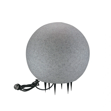 Уличный садовый светильник шар POLUX 5901508330345 Argento 30 E27 1x25W IP65 Серый 5901508330345 фото