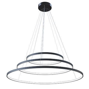 Светильник подвесной KLOODI KD-RG MULTI 700/900/1100 162W 3000К BK KD-RG MULTI 700/900/1100 BK фото