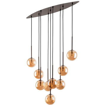 Подвесной светильник, люстра TK LIGHTING TKL6149 ESTERA BROWN LAMPA SUFITOWA 9хG9 TKL6149 фото
