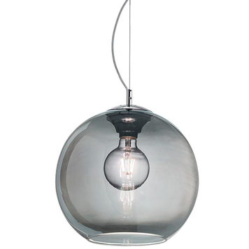 Люстра підвісна IDEAL LUX IL94236 NEMO SP1 D30 FUME' 1хЕ27 IP20 хром IL94236 фото