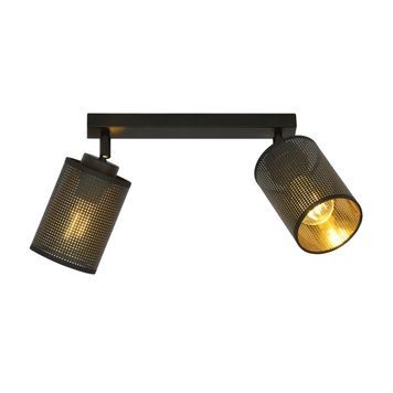 Точечный светильник Emibig BRONX 2 BLACK E27 IP20 1152/2 черный, золотой 1152/2 фото