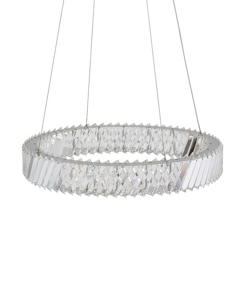 Подвесной светильник, люстра Nowodvorski 11705 Luxora Round LED 1x30W 3000K 2700Lm IP20 хром 11705 фото