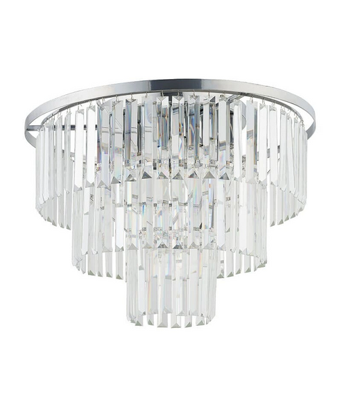 Люстра Nowodvorski 7628 Cristal Е14 9x60W IP20 Хром 7628 фото