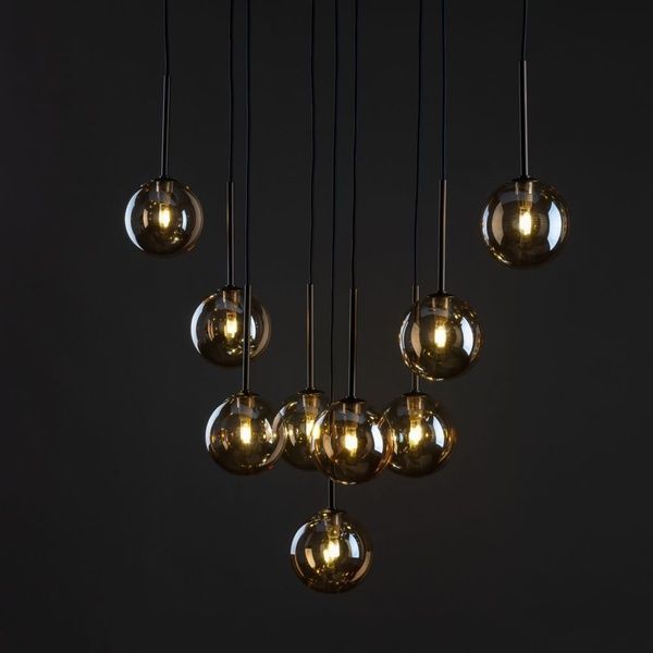 Підвісний світильник, люстра TK LIGHTING TKL6149 ESTERA BROWN LAMPA SUFITOWA 9хG9 TKL6149 фото