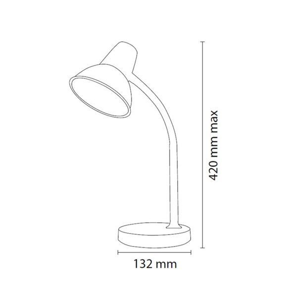 Світильник настільний LED BESTE 5W білий 049-037-0005-010 фото