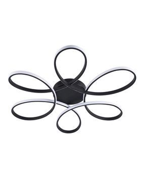 Люстра Polux Fiore XL LED 1x42W 4000K 5500Lm IP20 чорна 5901508331823 5901508331823 фото