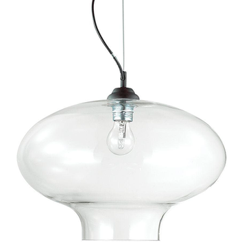 Люстра подвесная IDEAL LUX IL120898 BISTRO' SP1 ROUND TRASPARENTE 1хЕ27 IP20 IL120898 фото