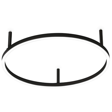 Потолочная люстра IDEAL-LUX IL265988 ORACLE SLIM SP D050 ROUND 29W 3050lm 3000K ON-OFF BK черный IL265988 фото
