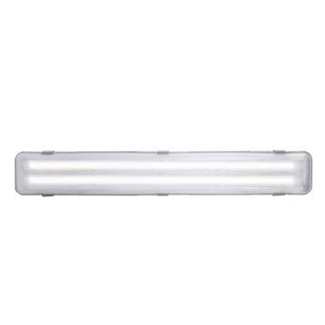 Потолочный светильник Nordlux Works IP65 2x10W LED G13 1700lm 4000K, 2111076101 серый 27586101 фото