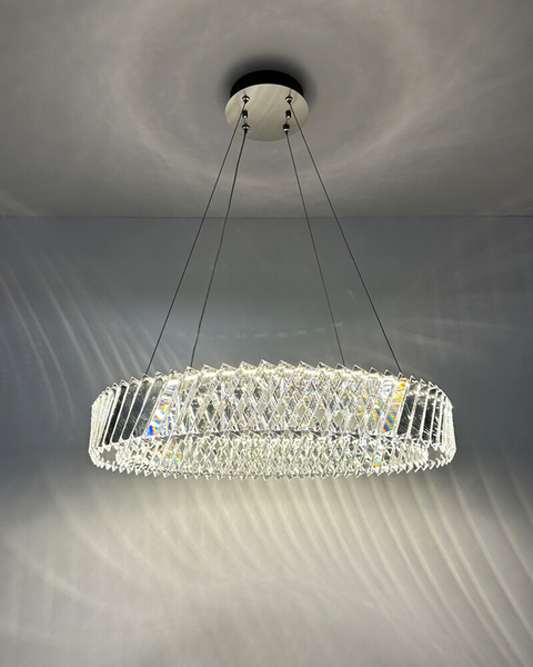 Подвесной светильник, люстра Nowodvorski 11706 Luxora Round LED 1x38W 3000K 3400Lm IP20 хром 11706 фото