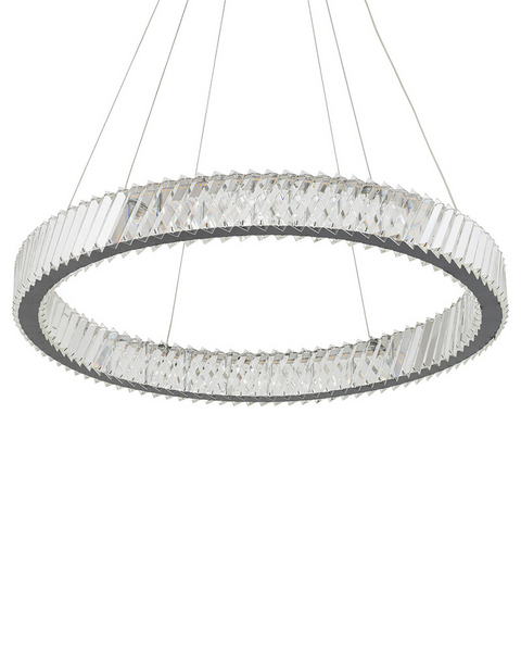 Подвесной светильник, люстра Nowodvorski 11706 Luxora Round LED 1x38W 3000K 3400Lm IP20 хром 11706 фото