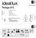 Бра, настенный светильник IDEAL-LUX IL283784 PERLAGE AP3 BIANCO 3хG9 IP20 белый IL283784 фото 4