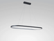 Підвісний світильник KLOODI KD-RG OVAL 1800x600 80W 3000K BK KD-RG OVAL 1800x600 80W BK фото 3