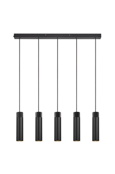 Подвесной светильник NORDLUX Tilo 5-Spot 2410483003 5xGU10 IP20 чёрный 2410473003 фото