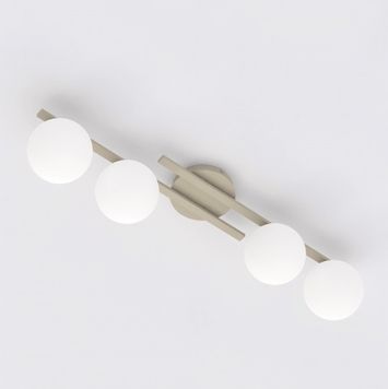 Стельовий світильник KAIRO 4 MOKKA OPAL Emibig 4хE14 IP20 бежевий 1689/4 1689/4 фото