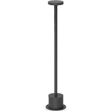 Уличный светильник IDEAL-LUX IL347790 TOFFEE PT D080 H050 NERO LED 8W 900lm 3000K IP65 чёрный IL347790 фото